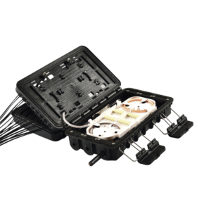 Alternative view of Caja Distribución Fibra Óptica, 24 Empalmes 16 acopladores Exterior