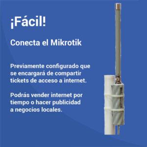 Alternative view of Vende Internet Por Fichas/tickets Mikrotik Con Groovea 52hpn