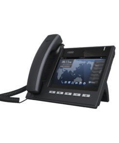 Teléfono IP Ejecutivo Para 6 Líneas SIP con Video Conferencia HD720, Pantalla Multi-Touncia de 10