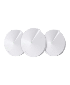 Alternative view of KIT de sistema inalámbrico Deco M5 mesh para hogar, doble banda AC, doble puerto Gigabit, 4