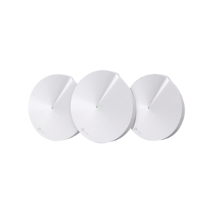 Alternative view of KIT de sistema inalámbrico Deco M5 mesh para hogar, doble banda AC, doble puerto Gigabit, 4