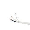 Cable 305 metros, 2 Conductores, Color Blanco, blindado, Calibre 18