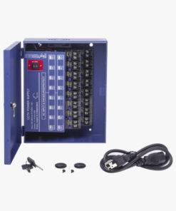 Fuente de poder HEAVY DUTY de 11-15 Vcd 20 Amp, para 16 cámaras, 90 - 264 VCA, 47~63Hz / Compatible con cámaras 4K
