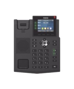 Alternative view of Teléfono IP Empresarial, 6 lineas SIP con pantalla LCD a color, puertos Gigabit, IPv6, PoE/DC (incluye fuente)