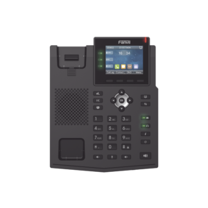 Alternative view of Teléfono IP Empresarial, 6 lineas SIP con pantalla LCD a color, puertos Gigabit, IPv6, PoE/DC (incluye fuente)