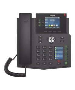 Teléfono IP Empresarial con Estándares Europeos, 12 líneas SIP con pantalla a color