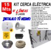Kit Cerca Eléctrica Perimetral (hasta 15 Metros x 4 Líneas) (instálalo Tú Mismo)