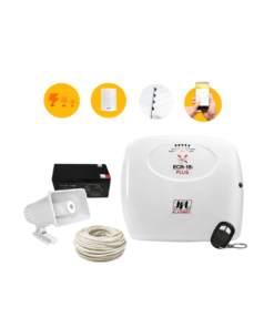 Kit Cerca Electrica: Energizador Jfl Ecr18i Plus para 5.000 mts + Sirena + Batería+cable Aislado