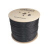 Bobina de cable Siamés cat.5E CCA + 2 Cables de Alimentación para Cámaras de Videovigilancia, 305m, Instalación en Exterior, uso Industrial para Climas Extremos