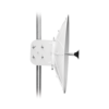 Antena direccional para B11, Doble polaridad, 10 a 11.7 GHz, 2 ft, Alta ganancia en 34 dBi, Montaje incluido