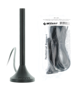 Alternative view of Antena Mini de Montaje Magnético, con cable RG174 y conector SMA macho | Rango de Frecuencias 700-960 MHz, 1710-2270 MHz | Ganancia Máxima 3.1 dB