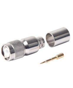 Conector TNC Macho de Anillo Plegable para LMR-400, 9913, 8214, CNT-400, RFLASH-1113, RG8/U-SYS, Niquel/Oro/Teflón