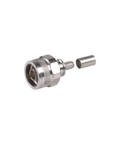 Conector N Macho Plegable con Pin Cautivo para cables RG8X, LMR240, 9258