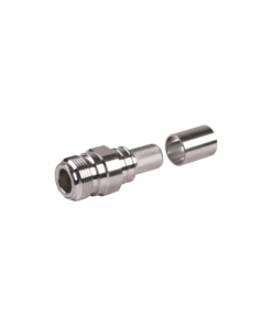 Conector N Hembra Plegable con Pin Cautivo para cables RG8 LMR-400