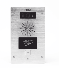 Video portero IP, 2 líneas SIP, 2 relevadores, lector de tarjeta RFID, Onvif, con botón para llamada, anti-vandálico, PoE, IP65 e IK10, PoE 7 Globaltecnoly I32V FRENTE l