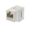Conector Jack Estilo 110 (de Impacto), Tipo Keystone, Categoría 6, de 8 posiciones y 8 cables, Color Blanco 5 Globaltecnoly NK688MWH
