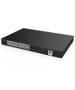 Switch Administrable PoE con 24 puertos Gigabit PoE 802.3af/at + 4 SFP para fibra 1Gb, gestión gratuita desde la nube, 370w