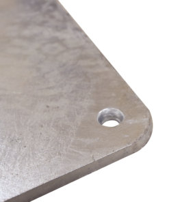 Base para Mástil Hasta 2" con Opresores, Base de 50 x 50 cm y Tubo de 80 cm Ced. 30. Galv. Inmersión. 5 Globaltecnoly SLMBA6G AD 2 l