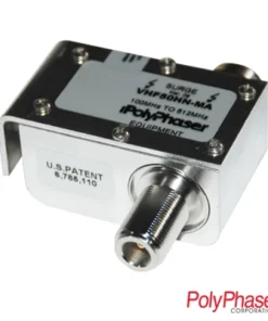 Protector Coaxial RD de Banda Ancha para Combinadores de 100 a 512 MHz Con Conector N Macho a la Antena