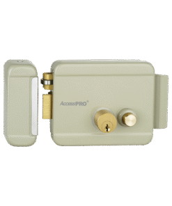 Cerradura Eléctrica con Botón de Salida, Incluye Llave, Exterior, Izquierda