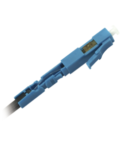 Conector Rápido de Instalación en Campo, Monomodo, LC/UPC, pre-pulido, re-terminable para Fibra Drop Plana