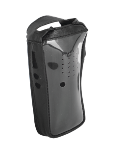 Funda Reforzada de Piel con visor frontal transparente en TK-2202, TK-2212, TK-2302, TK-2402, NX-240, TKD-240.