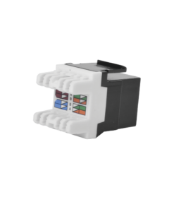 Módulo Jack Keystone Cat5e con terminación en ángulo 180 º Color Negro 7 Globaltecnoly LPKJ549BK AD 1 l