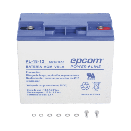 Batería de Respaldo para equipo electrónico, UL, 12V @ 18 Ah, Uso en Alarmas de intrusión, Incendio, Control de acceso, CCTV, Terminales de tornillo HEX 4 Batería de Respaldo para equipo electrónico, UL, 12V @ 18 Ah, Uso en Alarmas de intrusión, Incendio, Control de acceso, CCTV, Terminales de tornillo HEX - Imagen 4