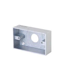 Caja cromada para instalación del botón PRO800B