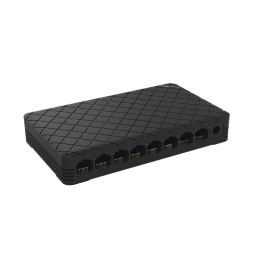 Switch No Administrable con 5 puertos 10/100 Mbps para escritorio 1 Switch No Administrable con 5 puertos 10/100 Mbps para escritorio