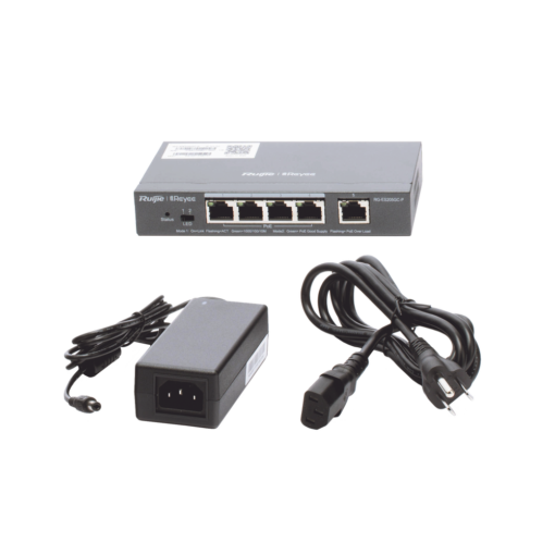 Switch Administrable PoE con 5 puertos Gigabit, 4 PoE 802.3af/at, gestión gratuita desde la nube, 54w 5 Switch Administrable PoE con 5 puertos Gigabit, 4 PoE 802.3af/at, gestión gratuita desde la nube, 54w - Imagen 5