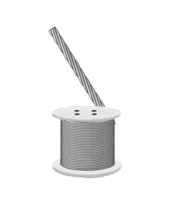 Cable de Retenida 7 Hilos , Resistencia 600 kg, Diámetro 1/8" (Metro).