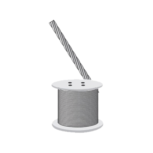 Cable Retenida 7 Hilos, Resistencia 2154 Kg. Diámetro 1/4" (Precio por Metro). 1 Cable Retenida 7 Hilos, Resistencia 2154 Kg. Diámetro 1/4" (Precio por Metro).