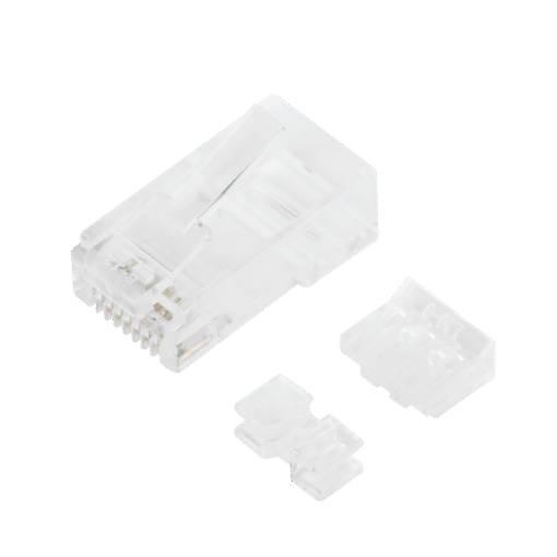 Bote con 100 Piezas de Plug Modular RJ45 Cat6A chapado de oro a 30 micras para durabilidad extrema 4 Bote con 100 Piezas de Plug Modular RJ45 Cat6A chapado de oro a 30 micras para durabilidad extrema - Imagen 4