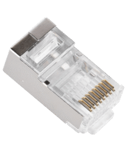 Bote con 100 Piezas de Plug Modular RJ45 Cat6A chapado de oro a 30 micras para durabilidad extrema 7 Globaltecnoly TC6A100 LAT IZQ l
