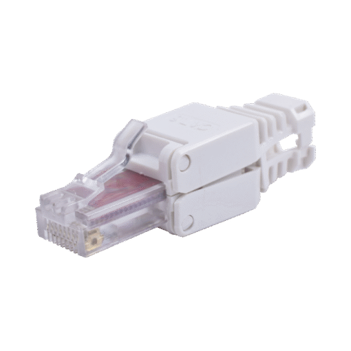 Conector de red RJ45 para cable CAT6 SIN USO DE HERRAMIENTAS 1 Conector de red RJ45 para cable CAT6 SIN USO DE HERRAMIENTAS