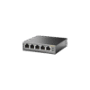 Switch PoE no Administrable de escritorio 5 puertos 10/100 Mbps, 4 puertos PoE, 58 W