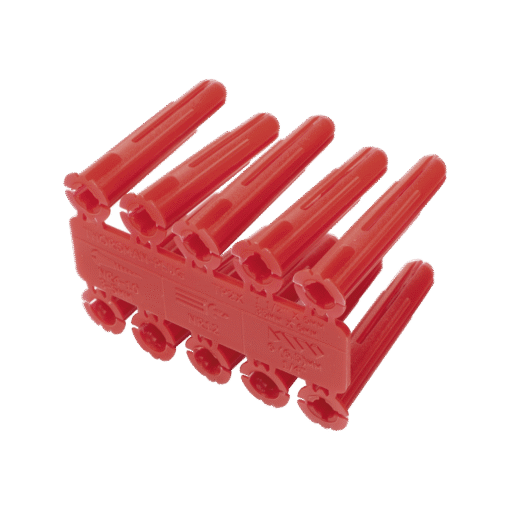 Taquete de 1/4 plástico paquete de 100 piezas para fijar objetos con tornillo en muros y techos de concreto o superficies sólidas, compatible con tornillo TH10X de 10 x 1 1/2 (1103-03100) 2 Taquete de 1/4 plástico paquete de 100 piezas para fijar objetos con tornillo en muros y techos de concreto o superficies sólidas, compatible con tornillo TH10X de 10 x 1 1/2 (1103-03100) - Imagen 2