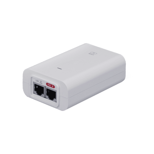 Adaptador PoE Ubiquiti 802.3af (48 VDC, 0.32 A) puerto Gigabit, ideal para equipos UniFi 1 Adaptador PoE Ubiquiti 802.3af (48 VDC, 0.32 A) puerto Gigabit, ideal para equipos UniFi