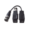 Kit de Transceptor (Balluns) TURBOHD con Boton Push / Hasta 8 MP (4K) / 100% Cobre / Soporta HD-TVI / AHD / CVI / CVBS / Audio por Coaxitron / Datos para Menu de Configurar de Cámaras 2 Globaltecnoly DS1H18S EC l