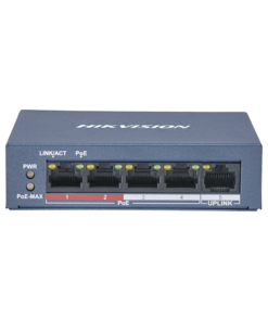 Switch PoE+ / No Administrable / 4 Puertos 10/100 Mbps PoE+ (hasta 250 m) + 1 Puerto 10/100 Mbps Uplink / 35W 9 Globaltecnoly DS3E0105PE MB l 1