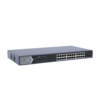 Switch Gigabit PoE+ / Administrable / 24 puertos 10/100/1000 Mbps PoE+ / 2 puertos SFP / configuración remota desde Hik-ProConnect / PoE hasta 250 metros / 370 W