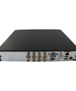 DVR 1080P Lite Pentahibrido / 8 Canales TURBOHD + 2 Canales IP / H.264+ / 1 Bahía de Disco Duro / Audio por Coaxitron