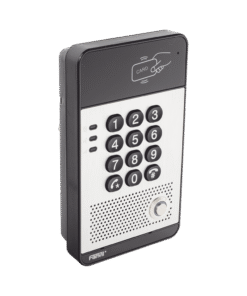 Audio Portero IP con 2 líneas SIP, relevador integrado, teclado numérico y lectora de tarjetas RFID para control de acceso, PoE 14 Globaltecnoly I20S LAT DER l