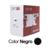 Bobina de cable UTP 305 m., Cat5E (24 AWG), Color Negro, PE, uso en Exterior, 100% Cobre, Para aplicaciones de CCTV, Redes de datos y Enlaces inalámbricos 2 Globaltecnoly DS1LN5EOUU E l