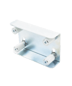 Alternative view of Placa Guía Superior de Doble Regulación para Cancelas Corredizas (255-220) - Ajustable de 35 a 62 mm con 4 Rodillos de 30 mm, Acabado Galvanizado