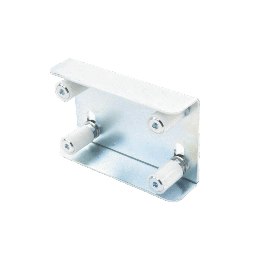 Placa Guía Superior de Doble Regulación para Cancelas Corredizas (255-220) - Ajustable de 35 a 62 mm con 4 Rodillos de 30 mm, Acabado Galvanizado 2 Placa Guía Superior de Doble Regulación para Cancelas Corredizas (255-220) - Ajustable de 35 a 62 mm con 4 Rodillos de 30 mm, Acabado Galvanizado - Imagen 2