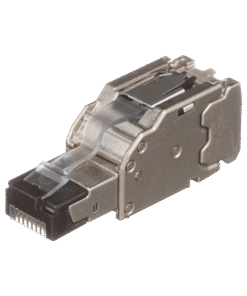 Plug RJ45 Blindado | Terminación en Campo | Cat5e, Cat6, Cat6A | Plata