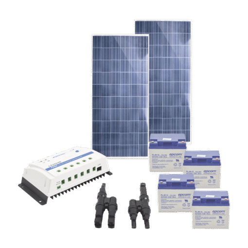 Kit Solar 12/24V DC para Alimentar Equipos de 30W | Solución Eficiente para Sistemas de Energía Solar 1 Kit Solar 12/24V DC para Alimentar Equipos de 30W | Solución Eficiente para Sistemas de Energía Solar