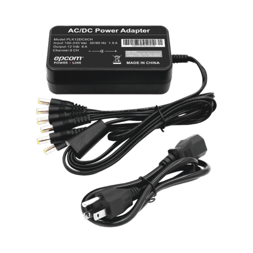 Fuente de Alimentación de 6 Salidas Tipo Jack Macho | 12V DC, 6A | Ideal para Equipos Electrónicos 1 Fuente de Alimentación de 6 Salidas Tipo Jack Macho | 12V DC, 6A | Ideal para Equipos Electrónicos